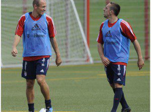 Robben Ribery Training